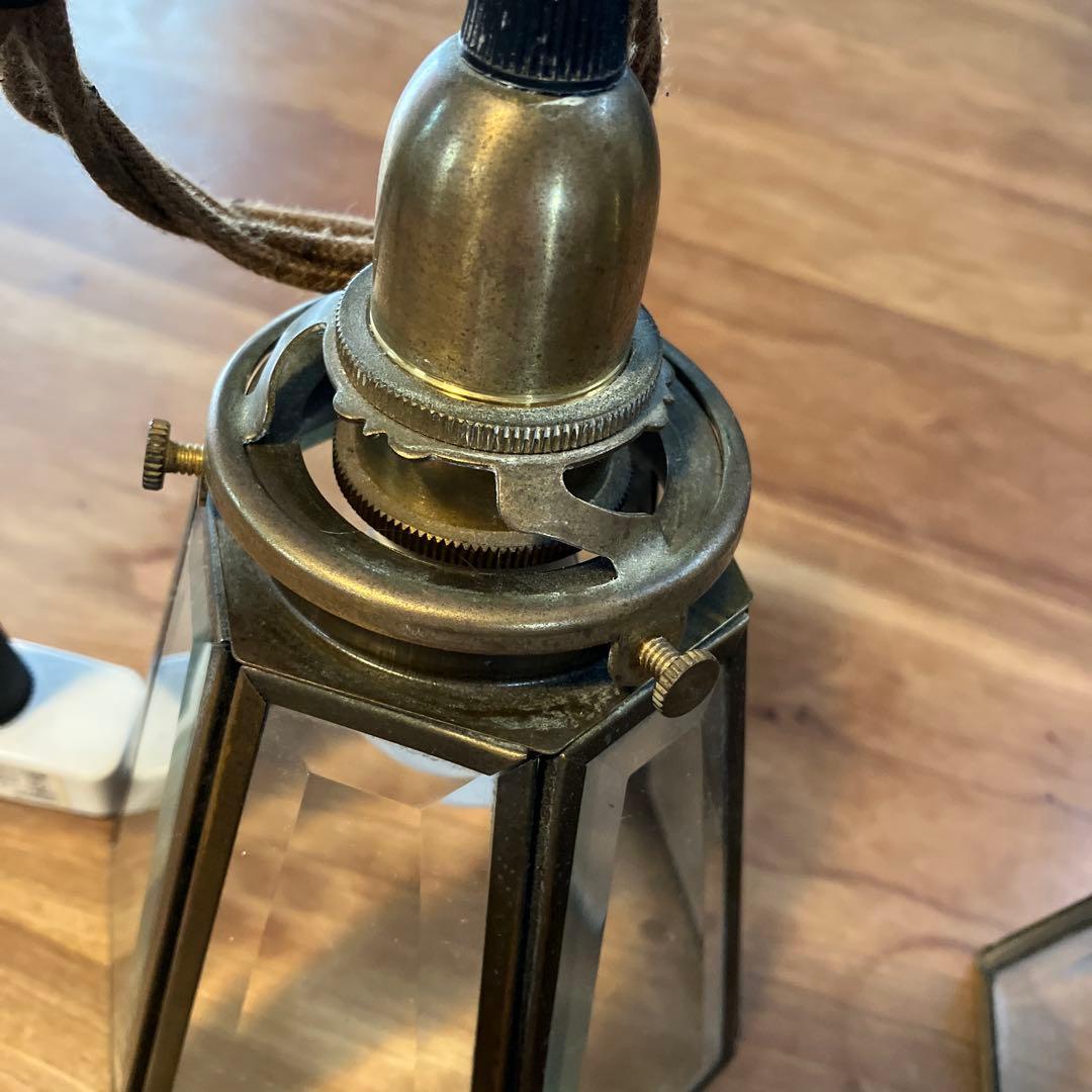 アンティーク風ライト　2個セット　コード付き