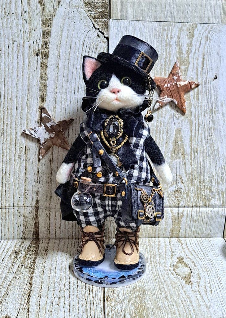 羊毛フェルト☆Stone部隊(スノーフレーク)