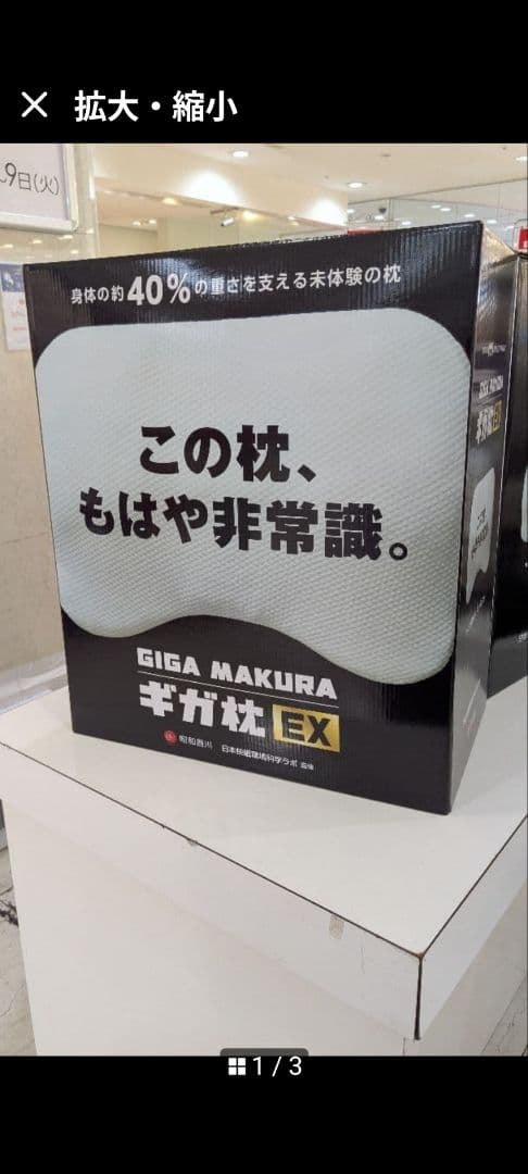 昭和西川⭐️GIGA MAKURA EX⭐️この枕、もはや非常識 枕　マツコ