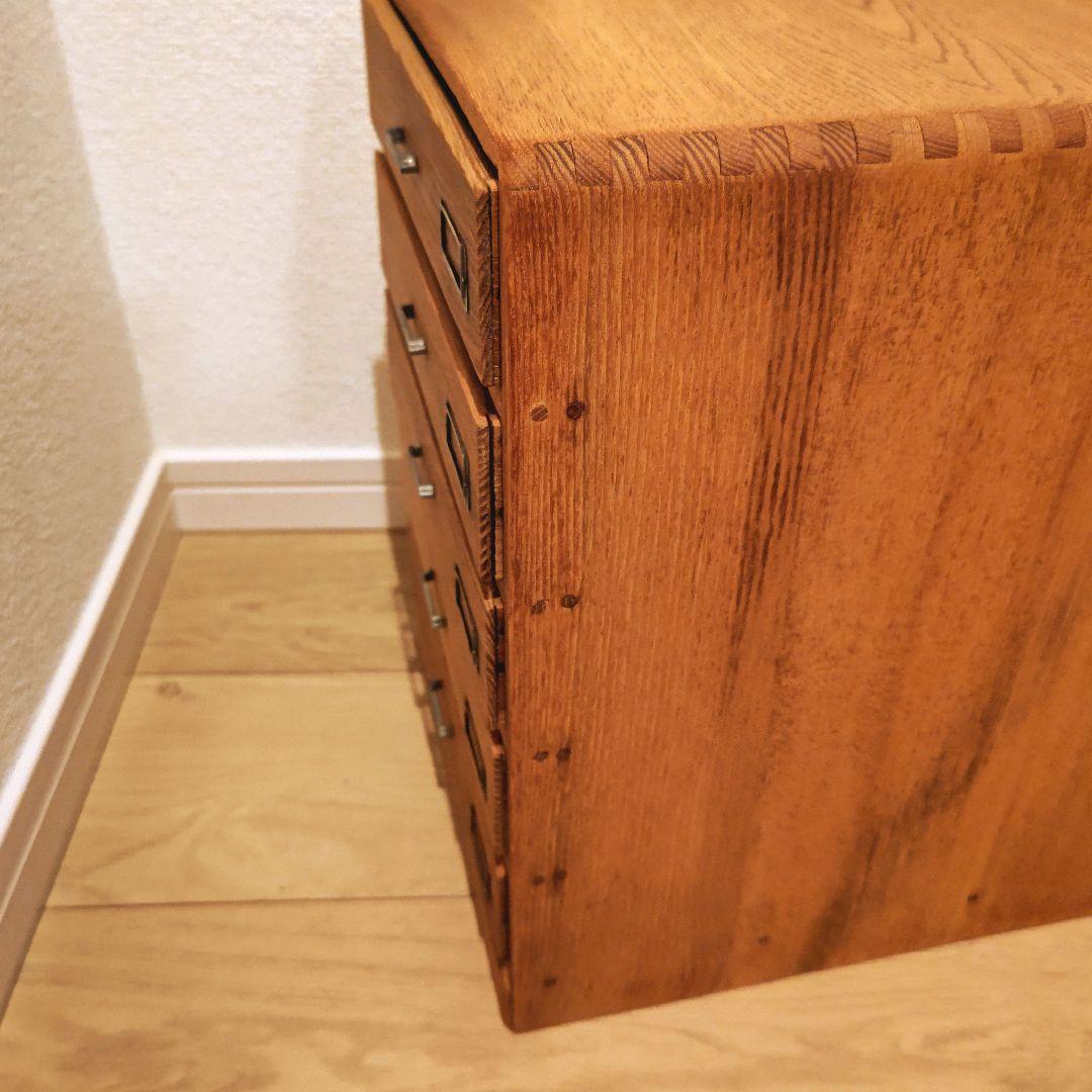 リペア済 美品　 5段小引き出し①　 昭和レトロ アンティーク　引き出し　年代物