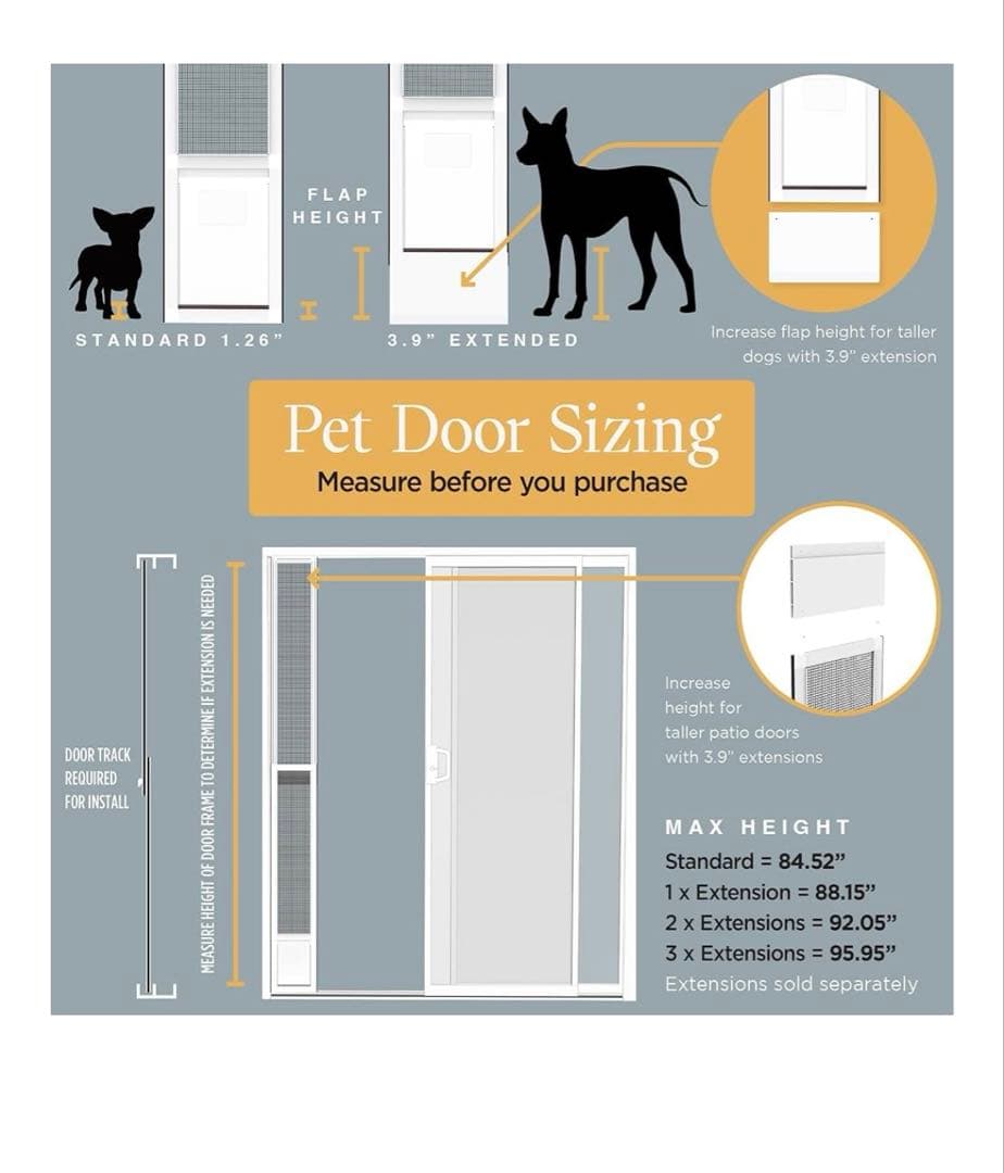 ペットドア 工事不要 取り付け簡単