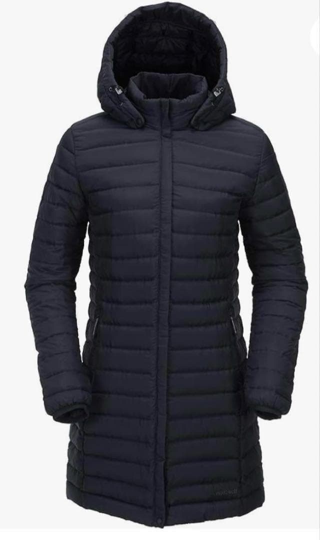 新品⭐️モンベルmont-bellライトグースダウンコートレディースネイビー　S