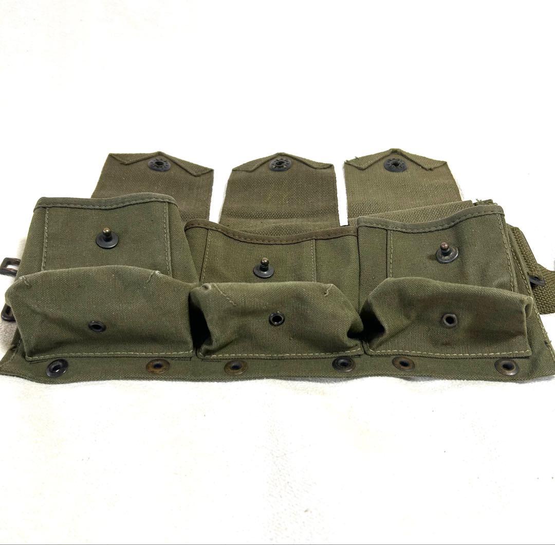 米軍ベトナム戦争/M1937/BAR弾帯/OD色/実物デッドストック