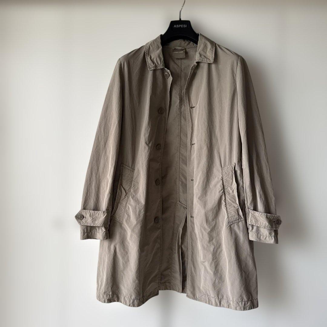 ASPESI ベージュ ロングコート