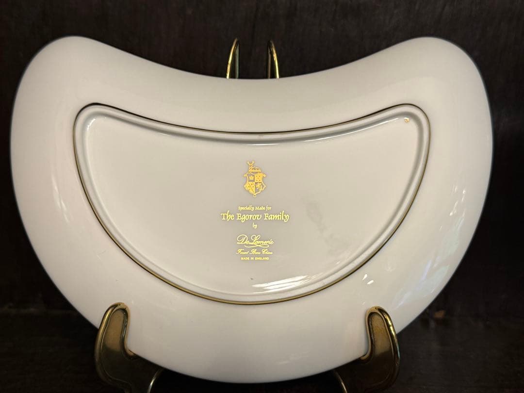 最高級ブランド　De Lamerie クレッセントプレート