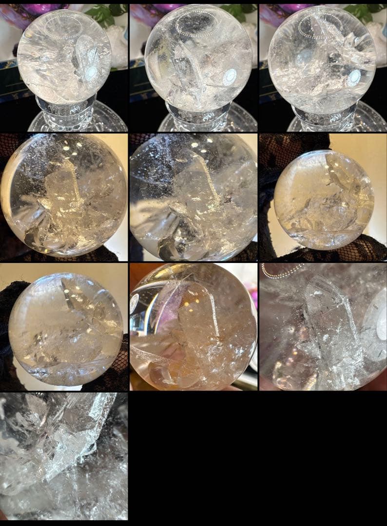 希少 クォーツインクォーツスフィア♡No.2636