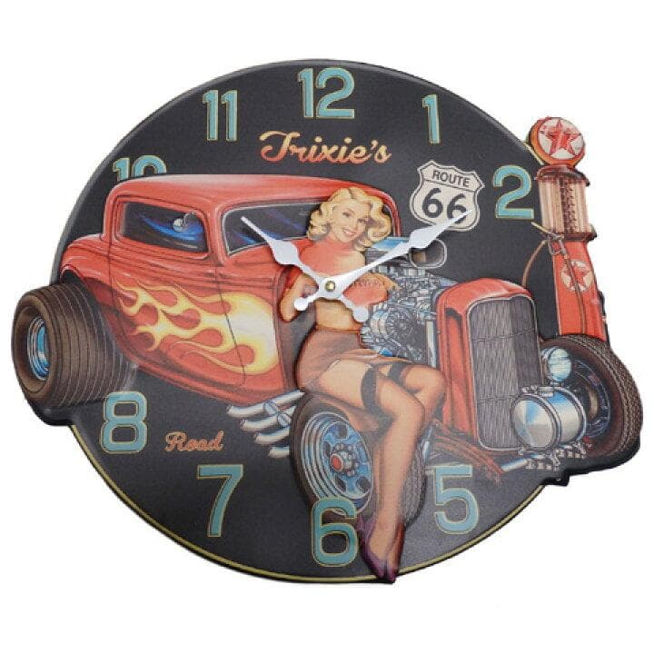 グッドロッキン　掛時計　ロカビリー　ホットロッド　クリームソーダ