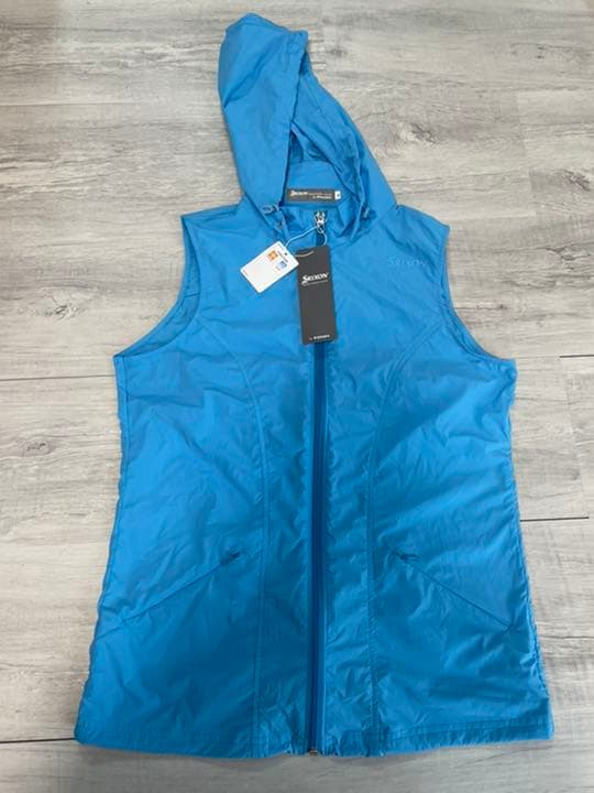 新品　スリクソン　デサント　ゴルフ　ストレッチ　ナイロンジャケット　M　ベスト