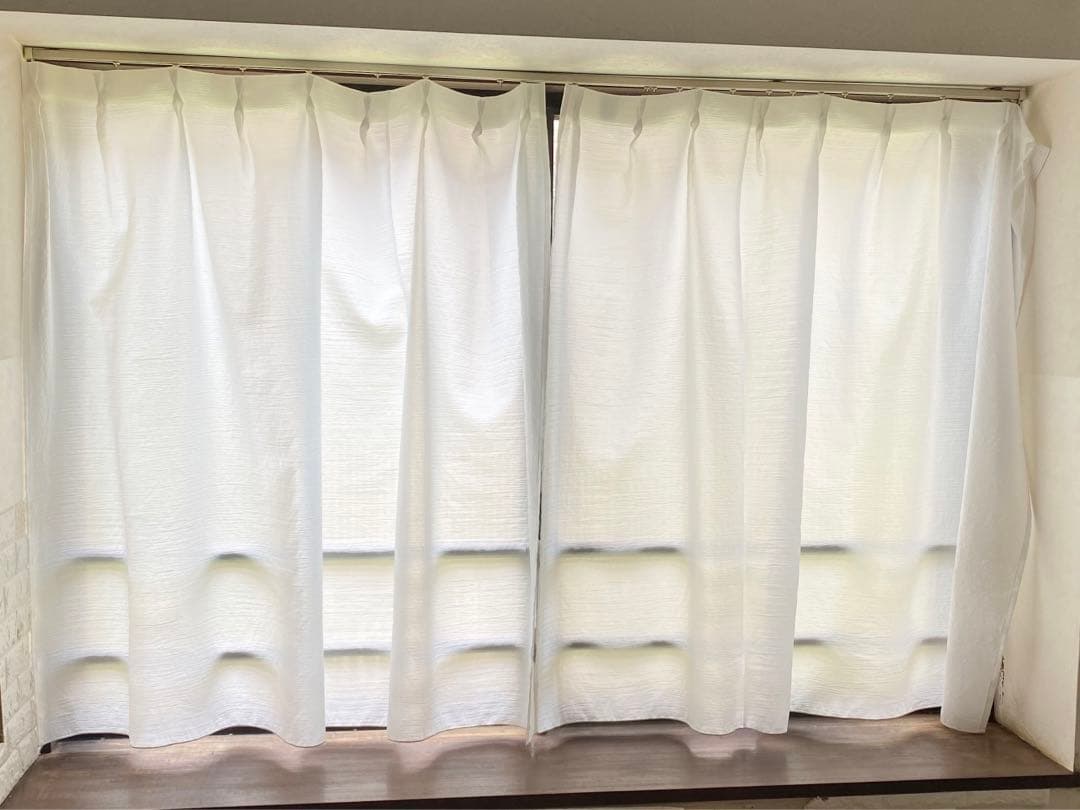 ニトリ★レースカーテン★Ｎナチュレシャイン★採光★遮像★洗濯機で洗える