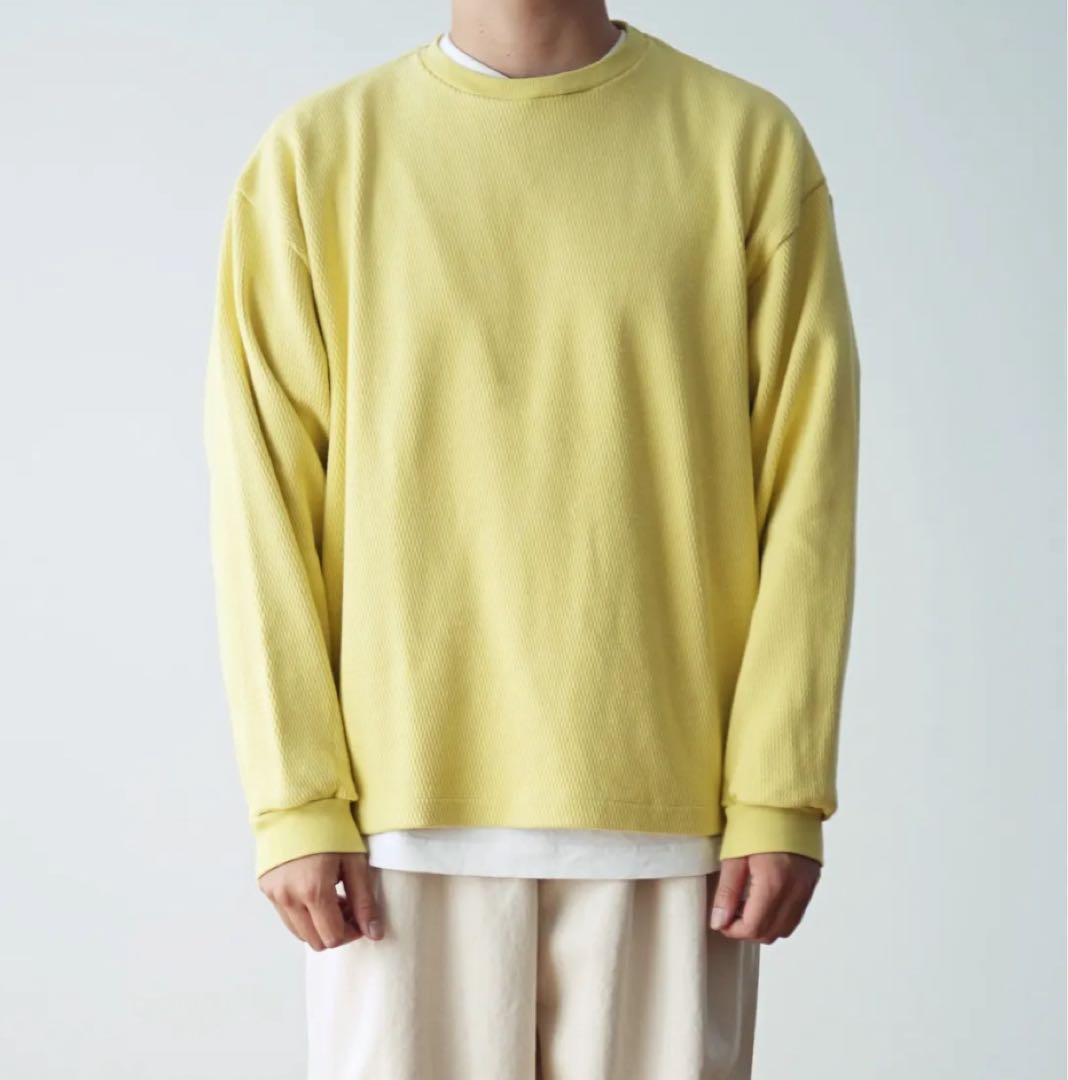 (美品)POLYPLOID ポリプロイド イエロー ロングスリーブ