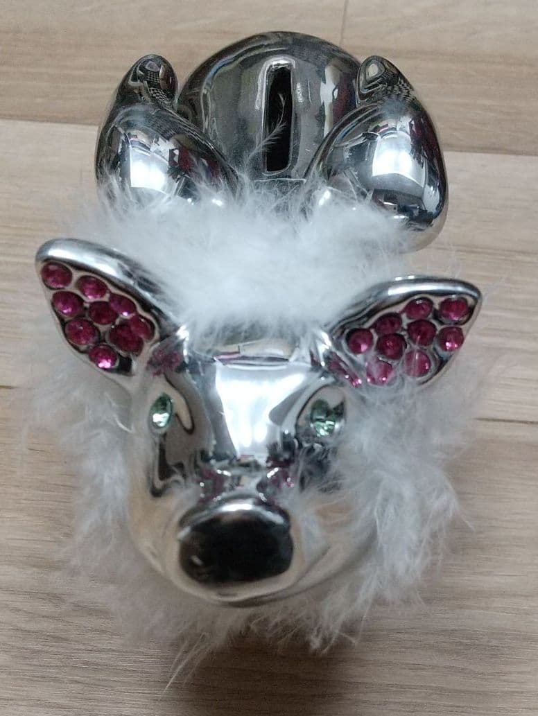 ★統一教会 超お金が貯まる【 銀のブタ貯金箱 】☆新品未使用