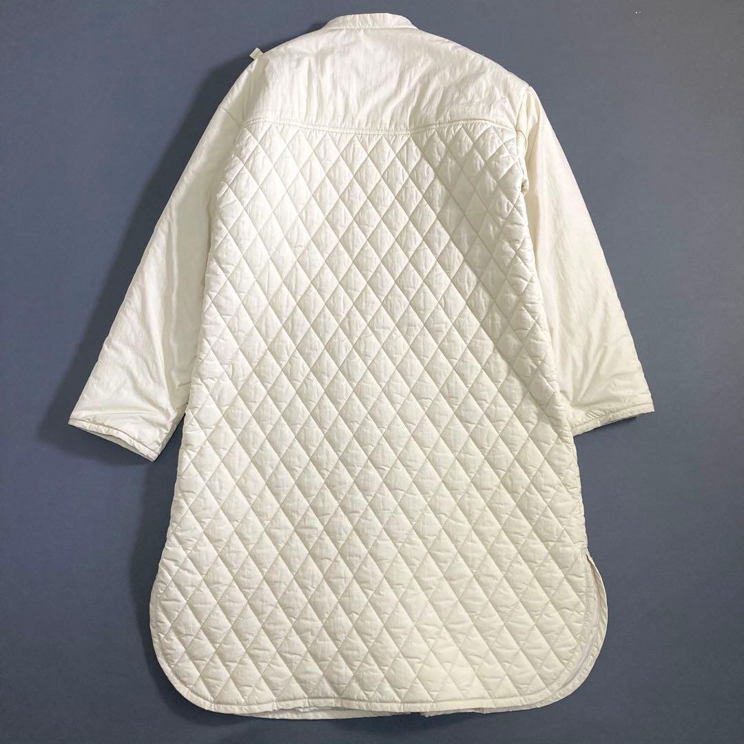 パブリックトウキョウ ダイヤキルティングオーバーコート アイボリー