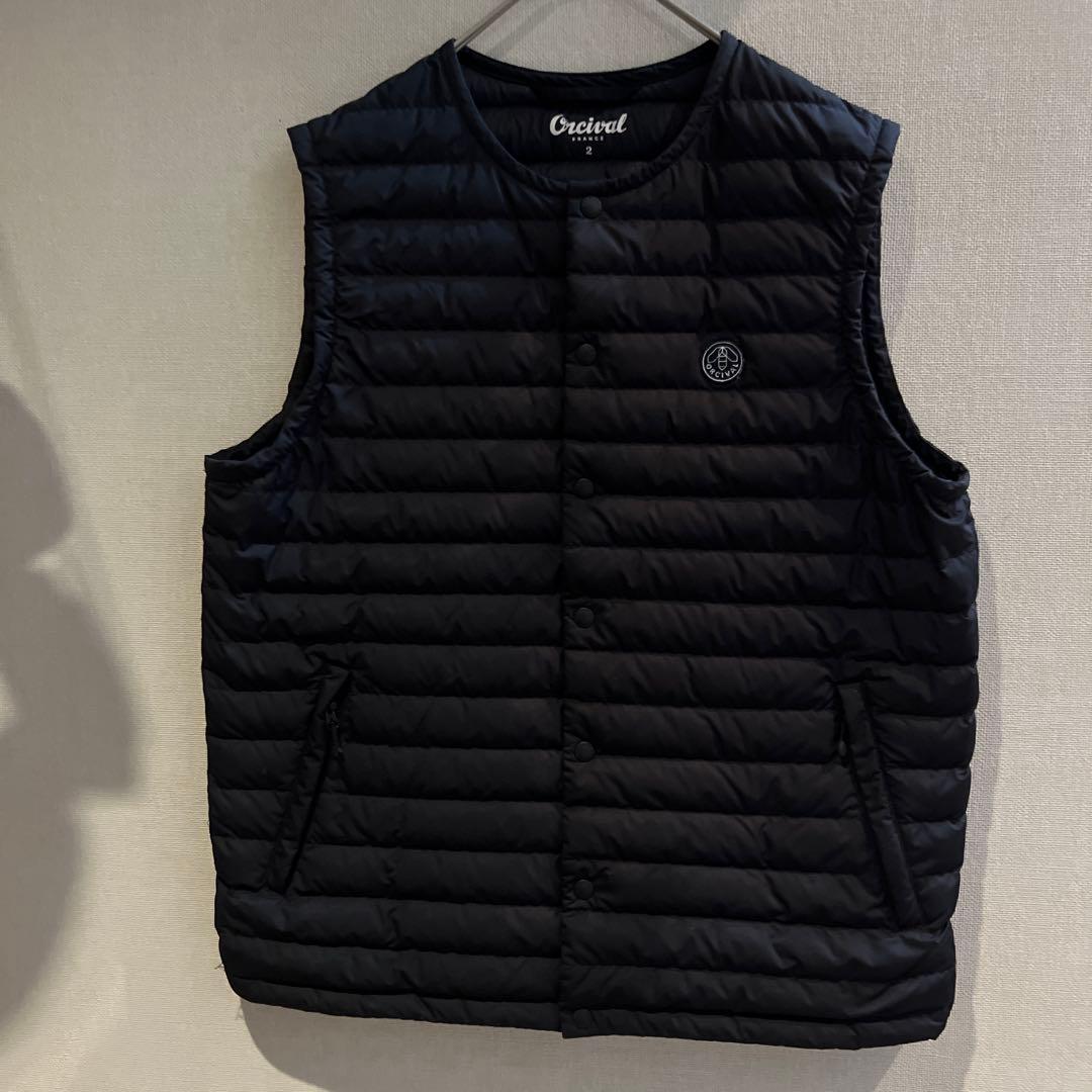 ★Orcival インナーダウンベスト ブラックサイズ2