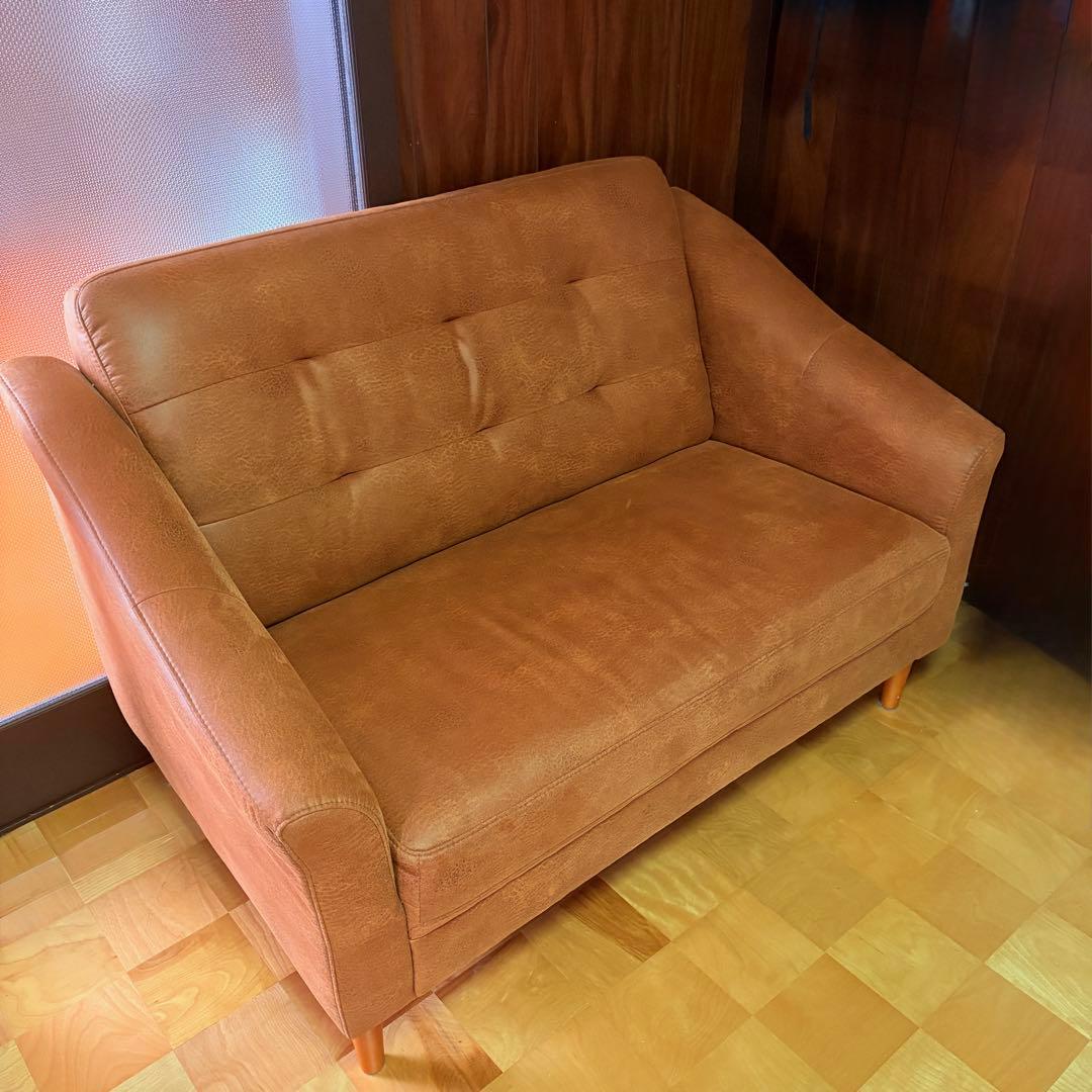 NOCE ソファ2人掛け ライトブラウン