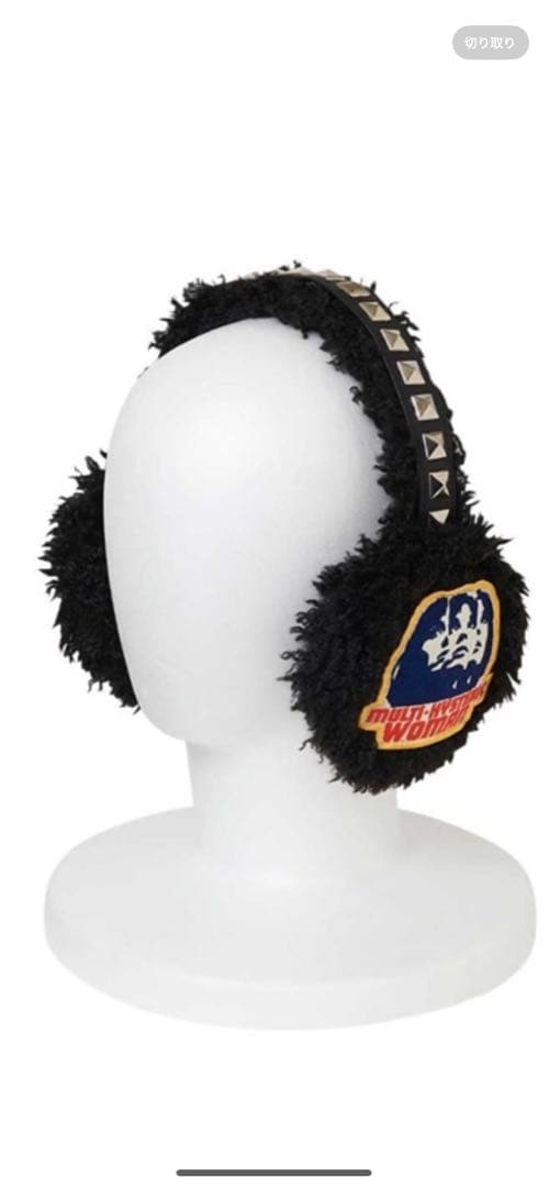 ヒステリックグラマーのイヤーマフ　ブラック