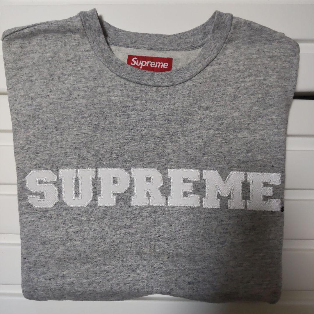 【即完売】Supreme Collegiate S/S Top グレー　Мサイズ