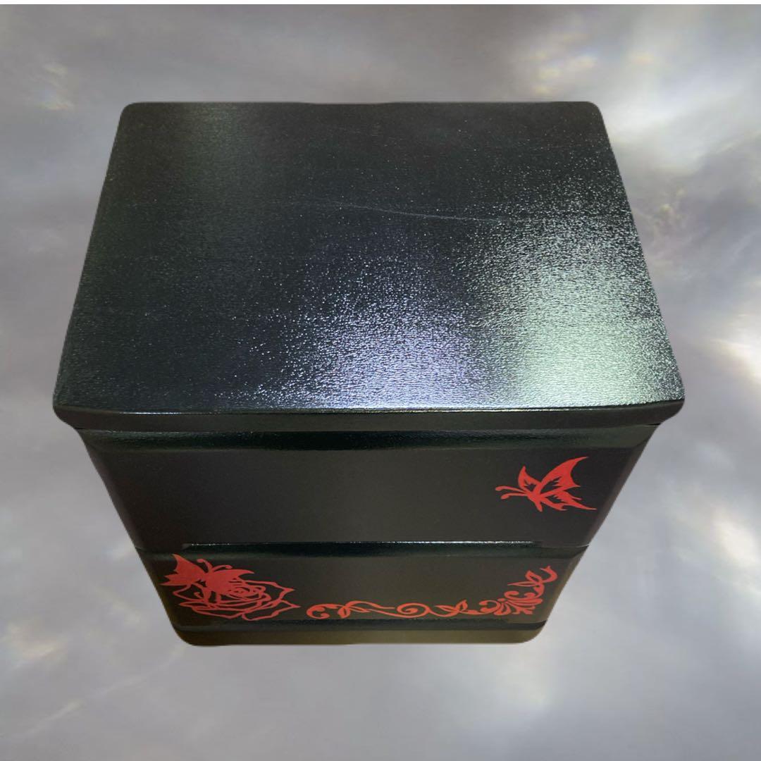 【バタフライROSE】2段チェスト(送料無料)