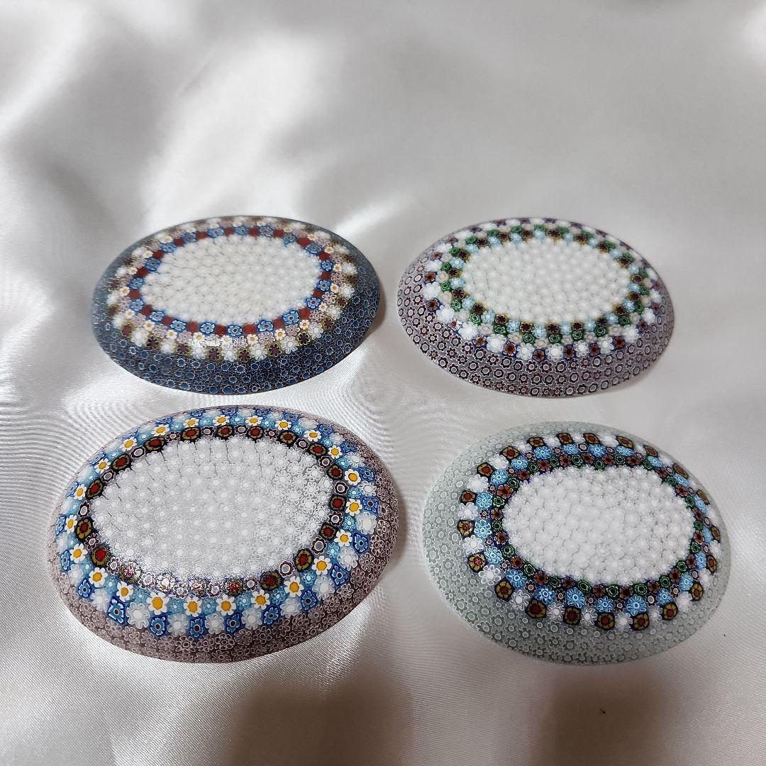 ゆ*ん様 ベネチアンガラス ミルフィオリ 小皿 ムラーノガラス ヴェネチアンガラ