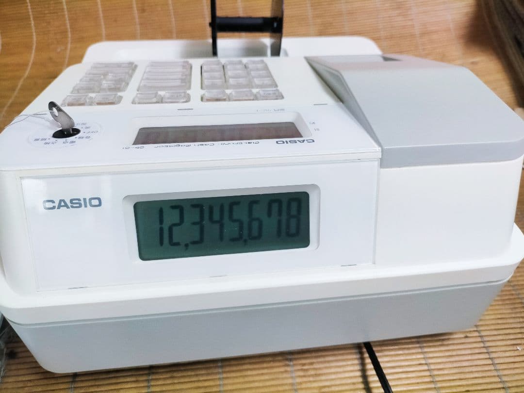 カシオレジスター　SE-G1　中古品　人気機種感熱紙　送料無料　360078