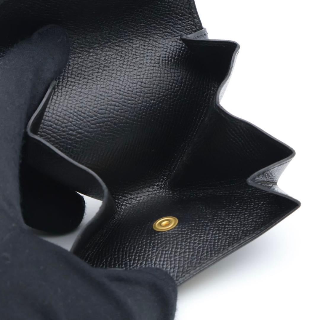 【超極美品】HERMES ルヴァンキャトル　エプソン　黒　ケース　小銭入れ