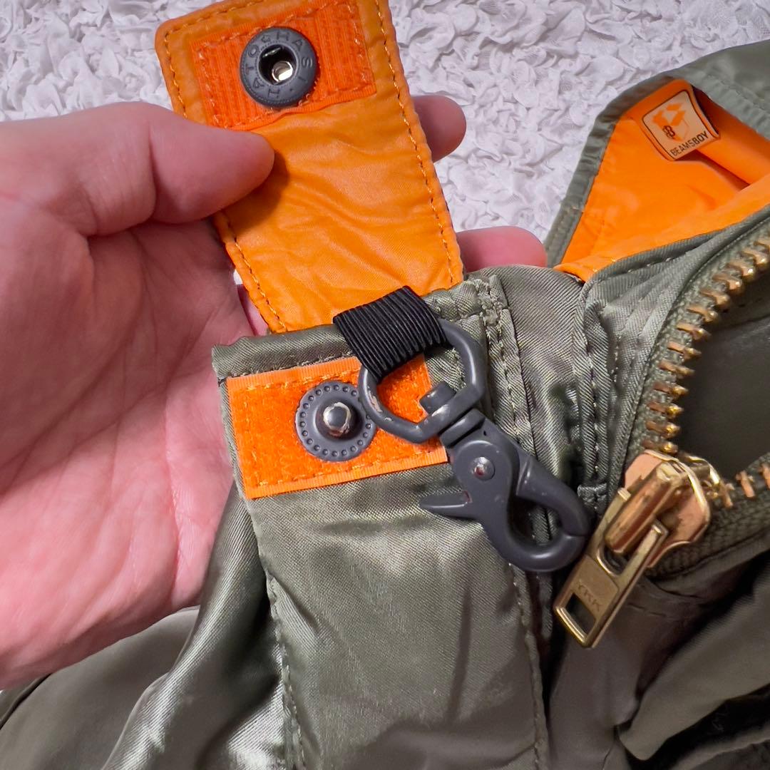 美品・希少PORTER × BEAMS BOY TANKER　スカート グリーン