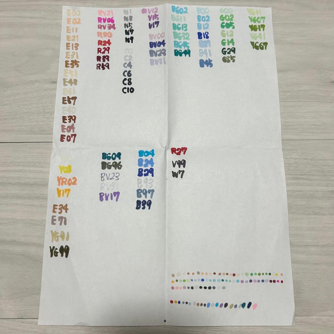 ⚠️9/20.21限定価格【おまけ20本付き】コピックスケッチ 72色 Bセット