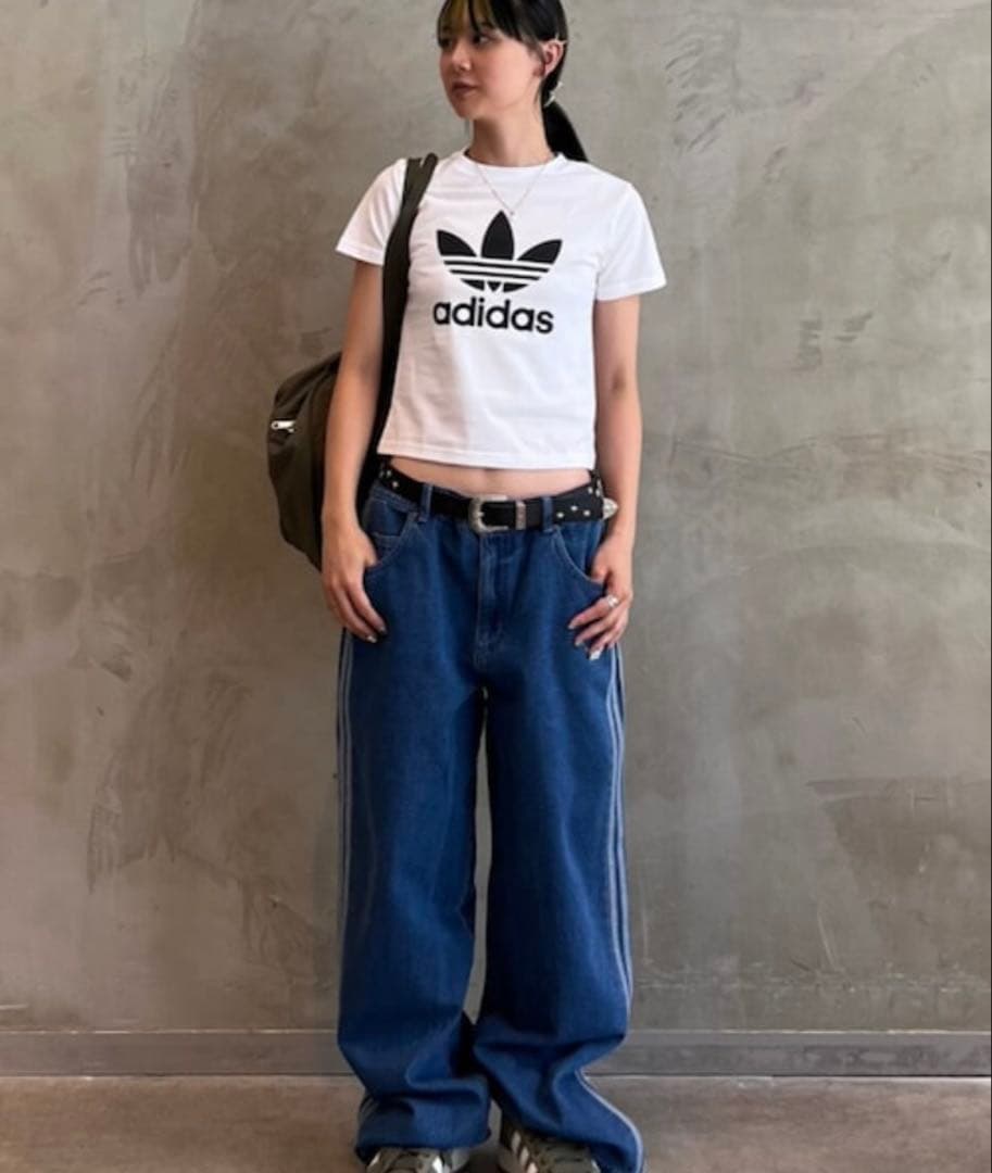 デニム スリーストライプス トラックパンツ アディダス オリジナルス 25