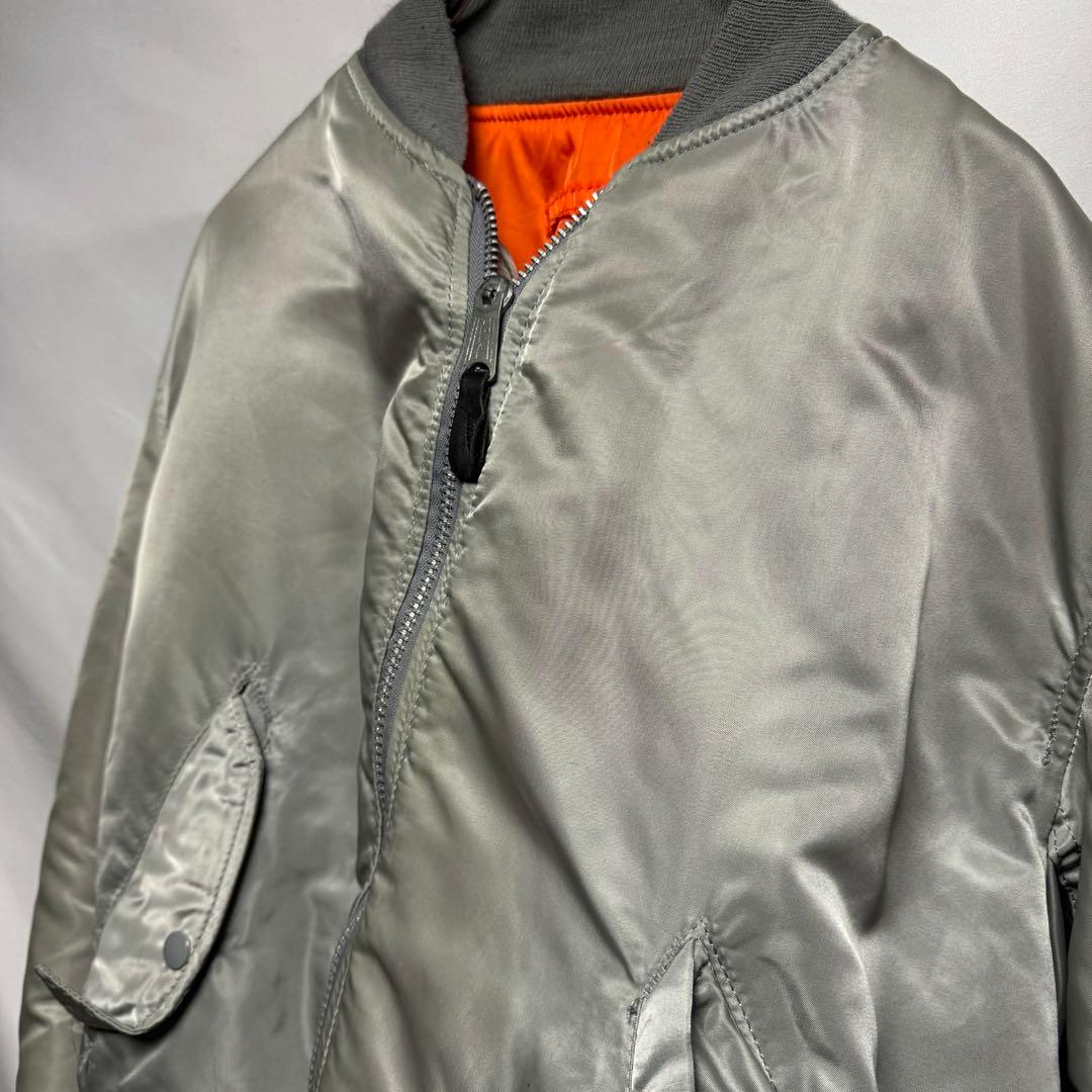 alpha made in USA MA-1 silver シルバー　20