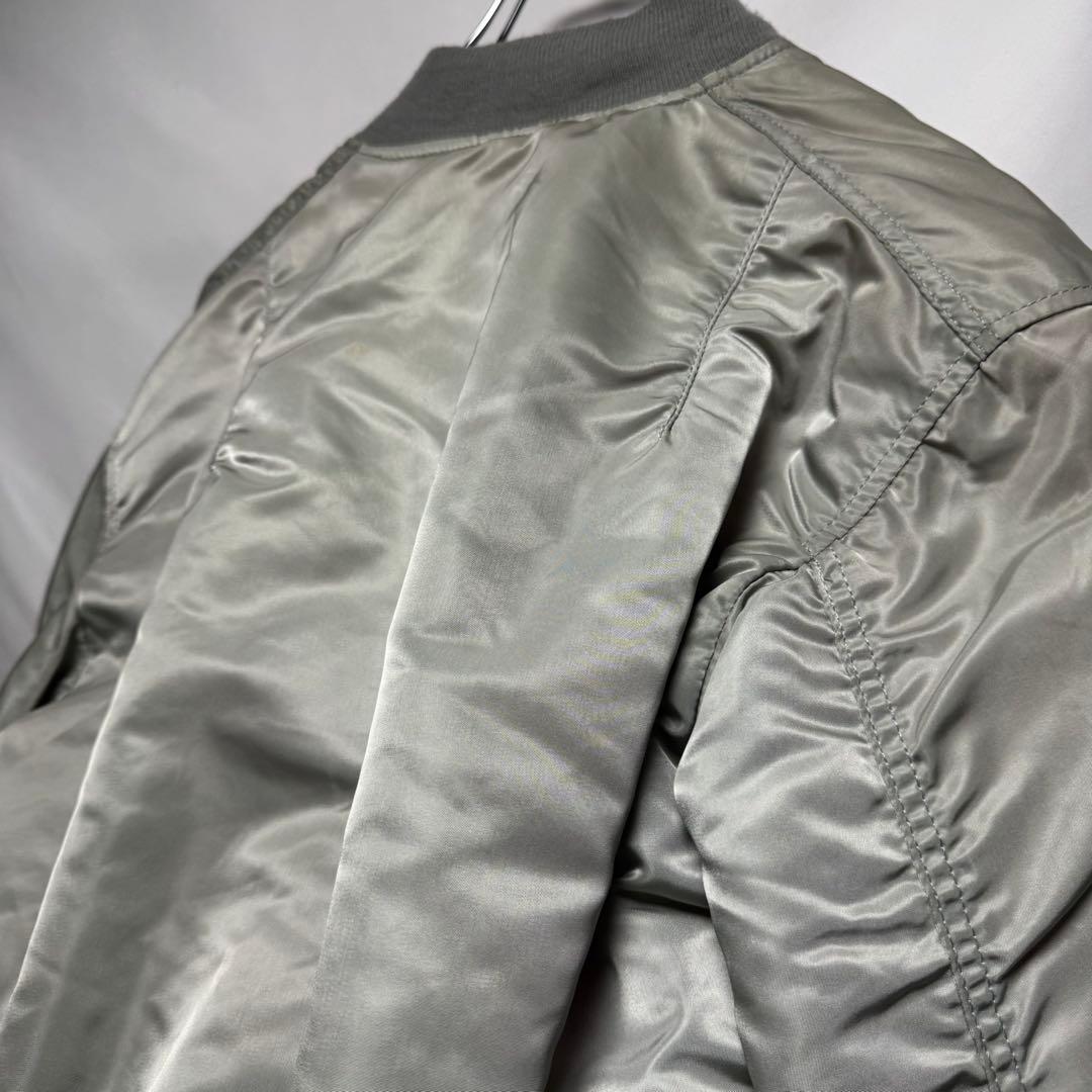 alpha made in USA MA-1 silver シルバー　20