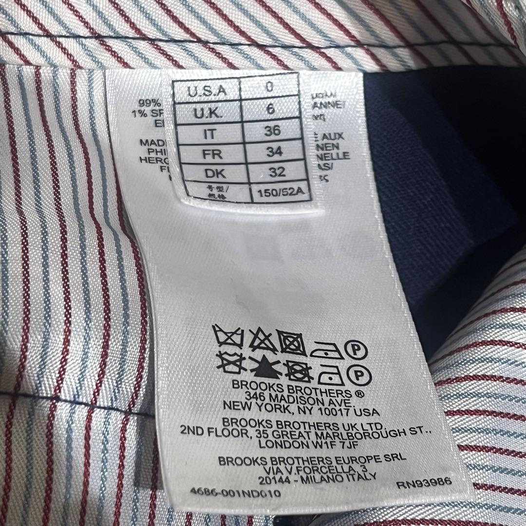 【高級・極美品】ブルックスブラザーズ ネイビースーツ イタリア生地