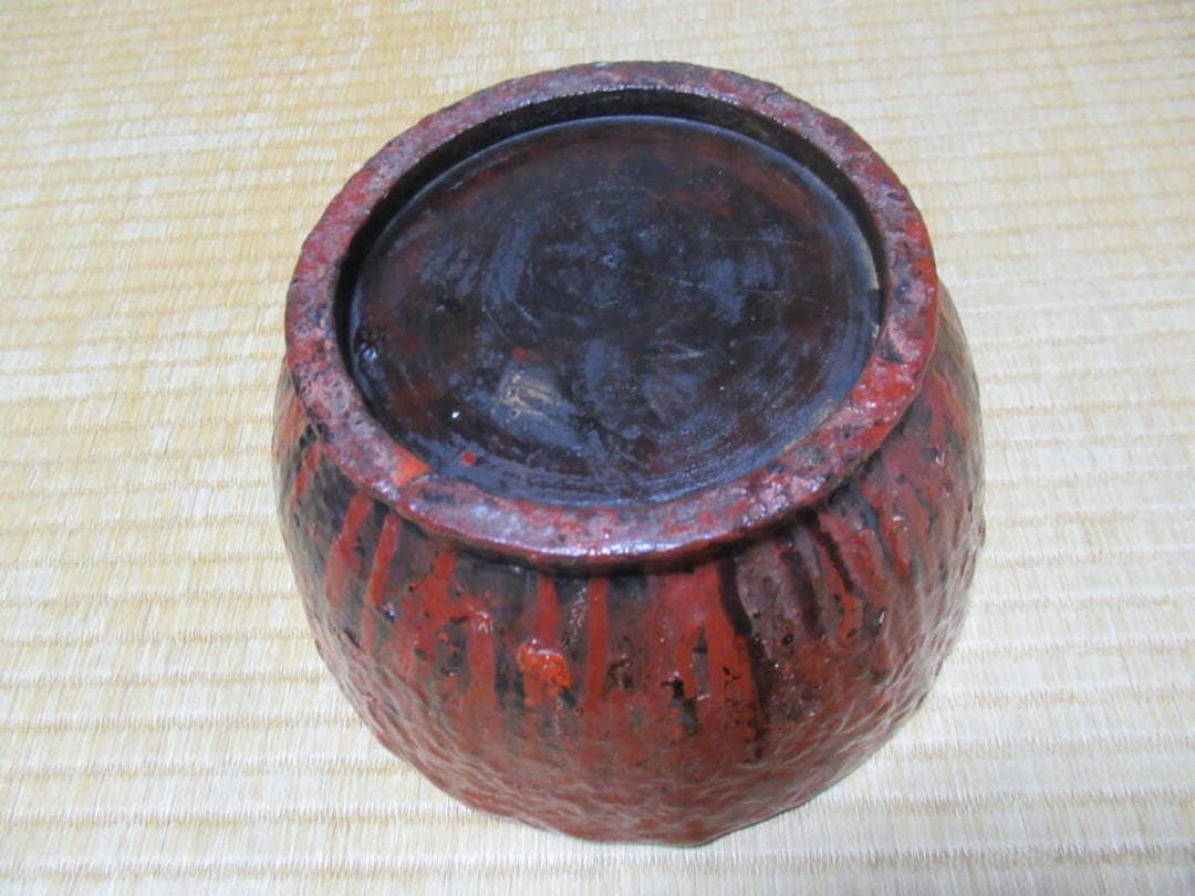 ◆極希少 唯一無二 1850年頃 箱入！会津塗 漆鉢 古乾漆 サンモトヤマ収集