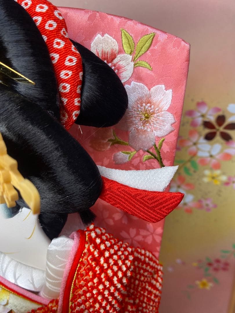 東京久月　名入れ付羽子板ガラスケース１５号・間口約３３×奥行約２９×高さ約６０㎝