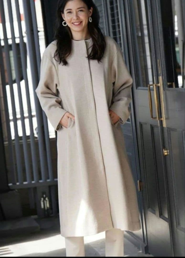 週間お値下げ【クリーニング済】ヴィリーナVIRINA メルロングコート