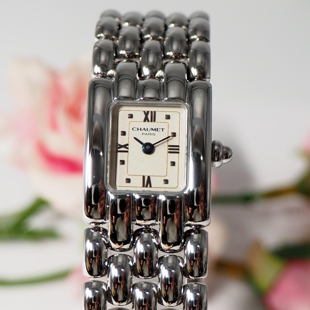新同品 ショーメ CHAUMET ケイシス スクエア レディース 腕時計 389