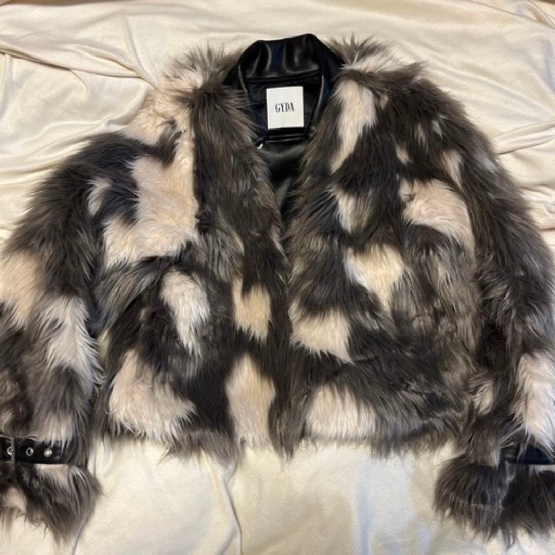 GYDA レイヤードエコファーベストライダースジャケット