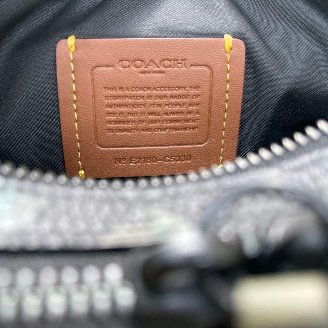 コーチ　ショルダーバッグ　ボディバッグ　カモフラ　E2180-C5330