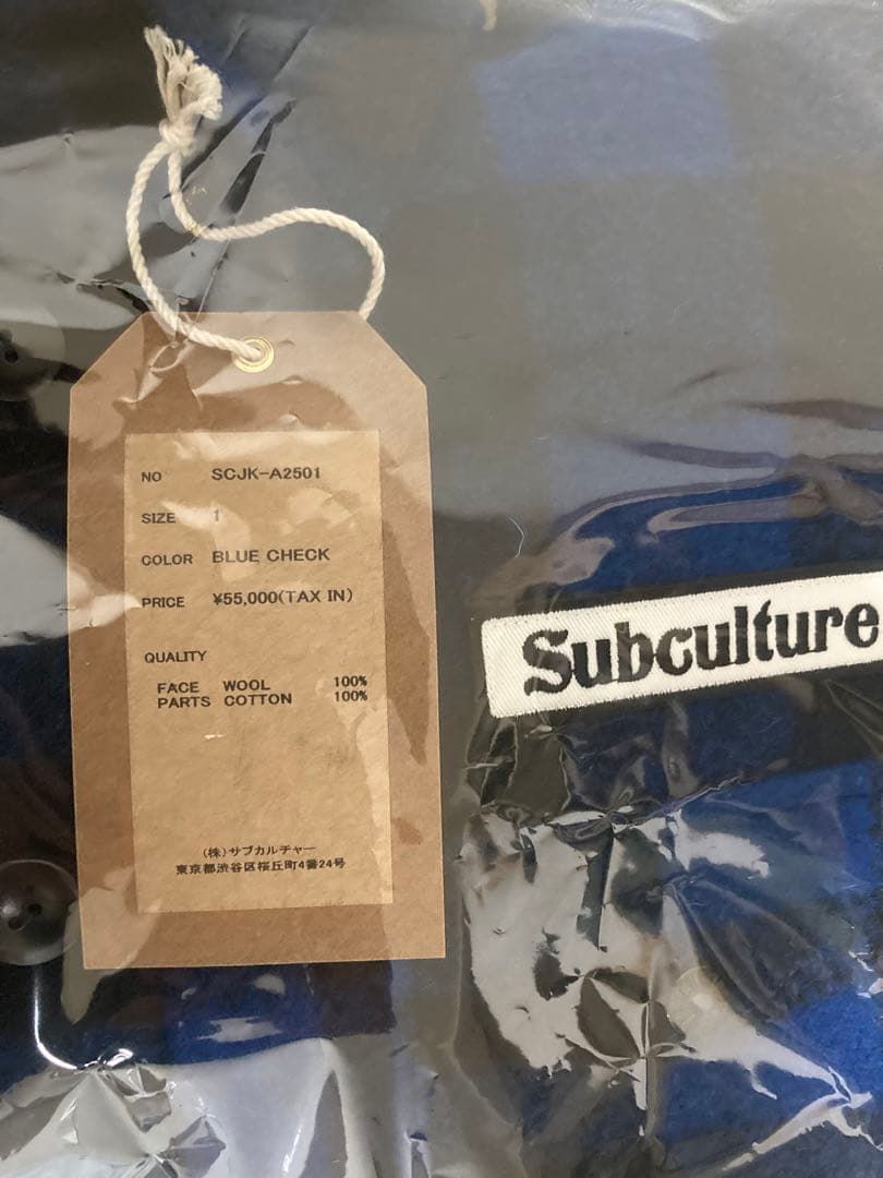 ジャケット・アウター SC Subculture BUFFALO CHECK JACKET size1