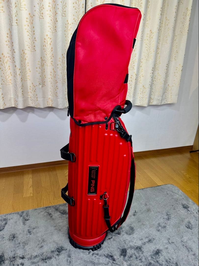 PING ピン キャディバッグ ワンポケット 9.5型 約4.9kg レッド