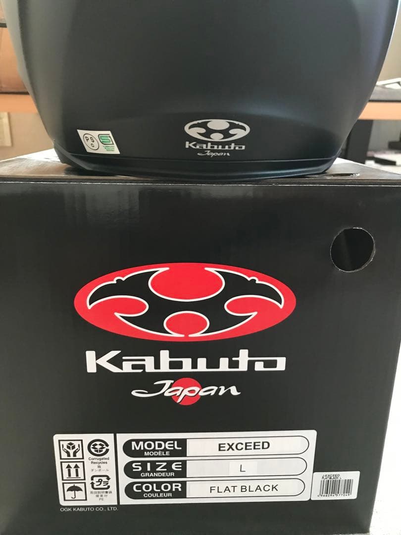 tatuKabuto フルフェイス マットブラック EXCEED Lサイズ