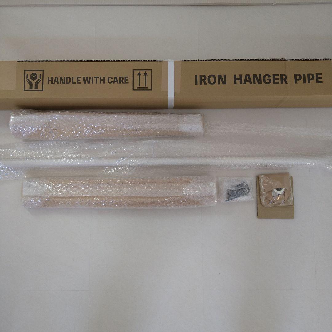 toolbox ハンガーパイプ幅1500mm 高さ500mm F型　ホワイト