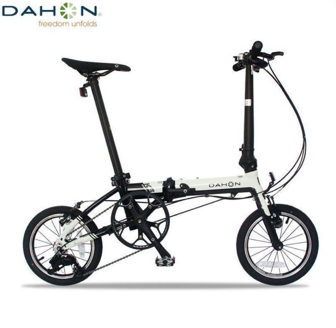 [新品]DAHON k3 折りたたみ自転車 白色 14インチ