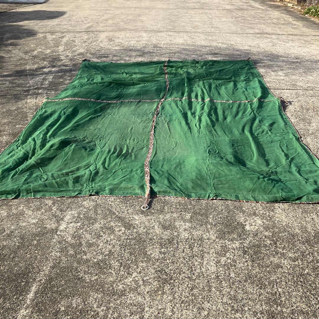 武者屋 大きめ 緑色蚊帳、 日本製