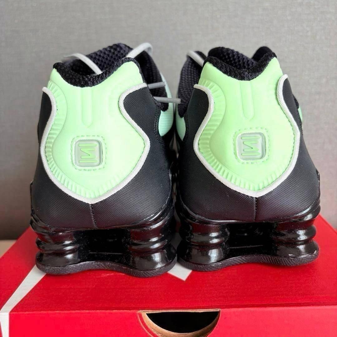 完売27.5✨新品NIKE Shox TL AV3595-300 黒×グリーン系