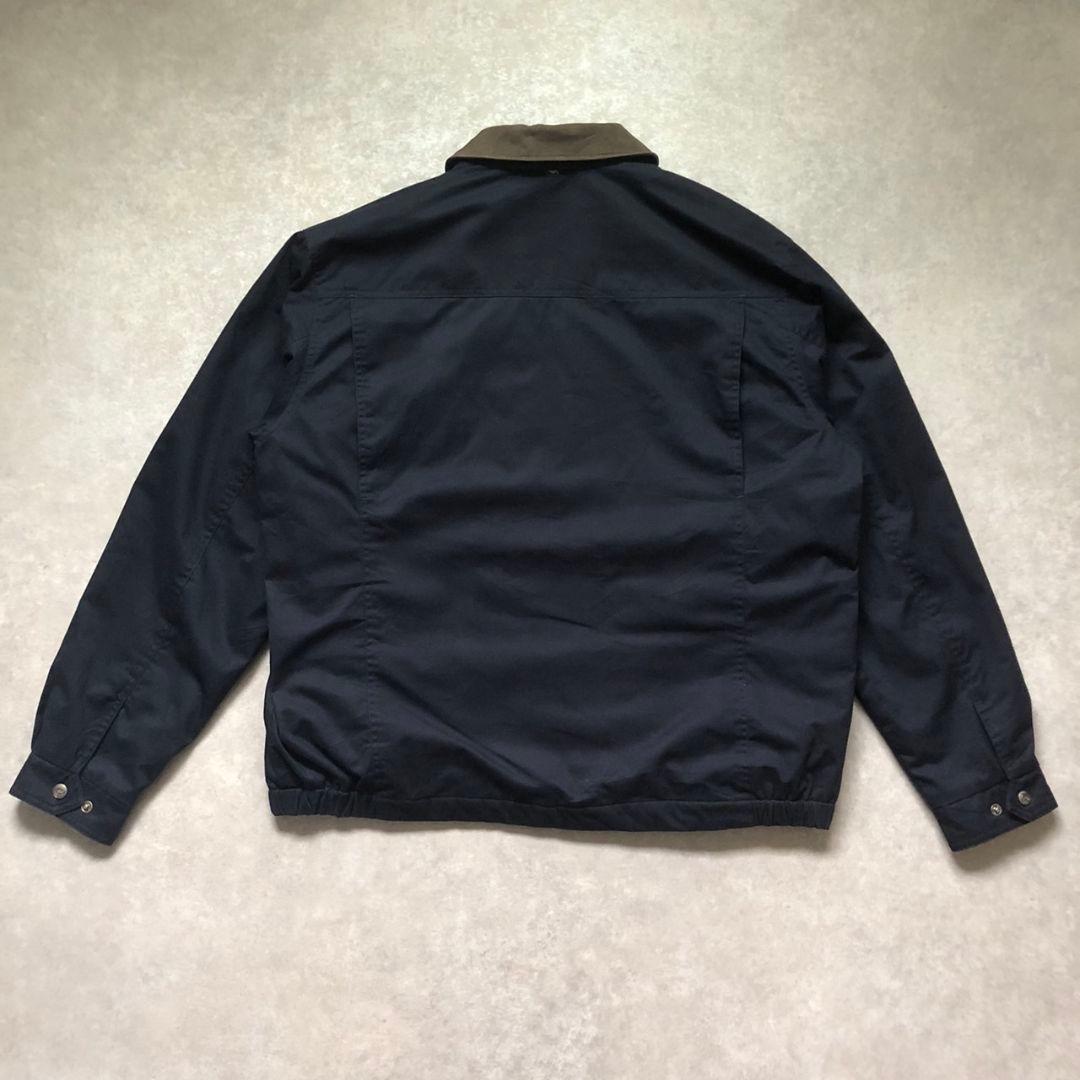 90s-00sドッカーズスイングトップドリズラージャケット襟レザー