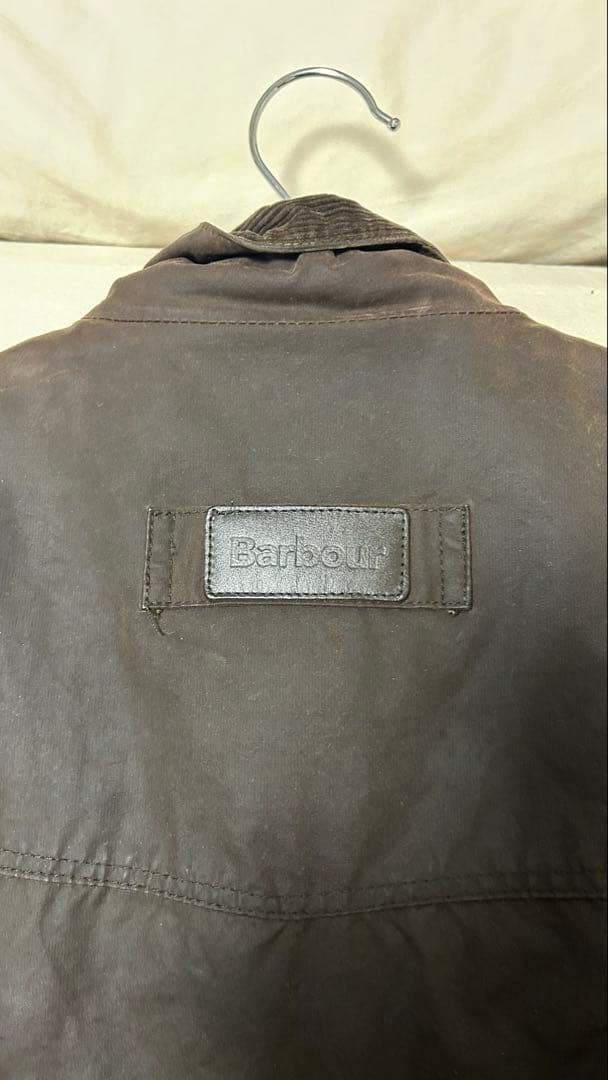 筋*る様 ★激レア・美品★Barbour ダークブラウン オイルドジャケット ド