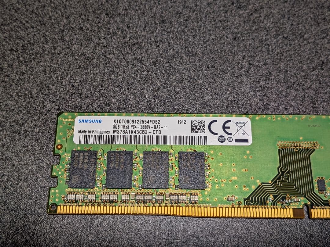 Samsung DDR4 16GB（8GB×2枚）