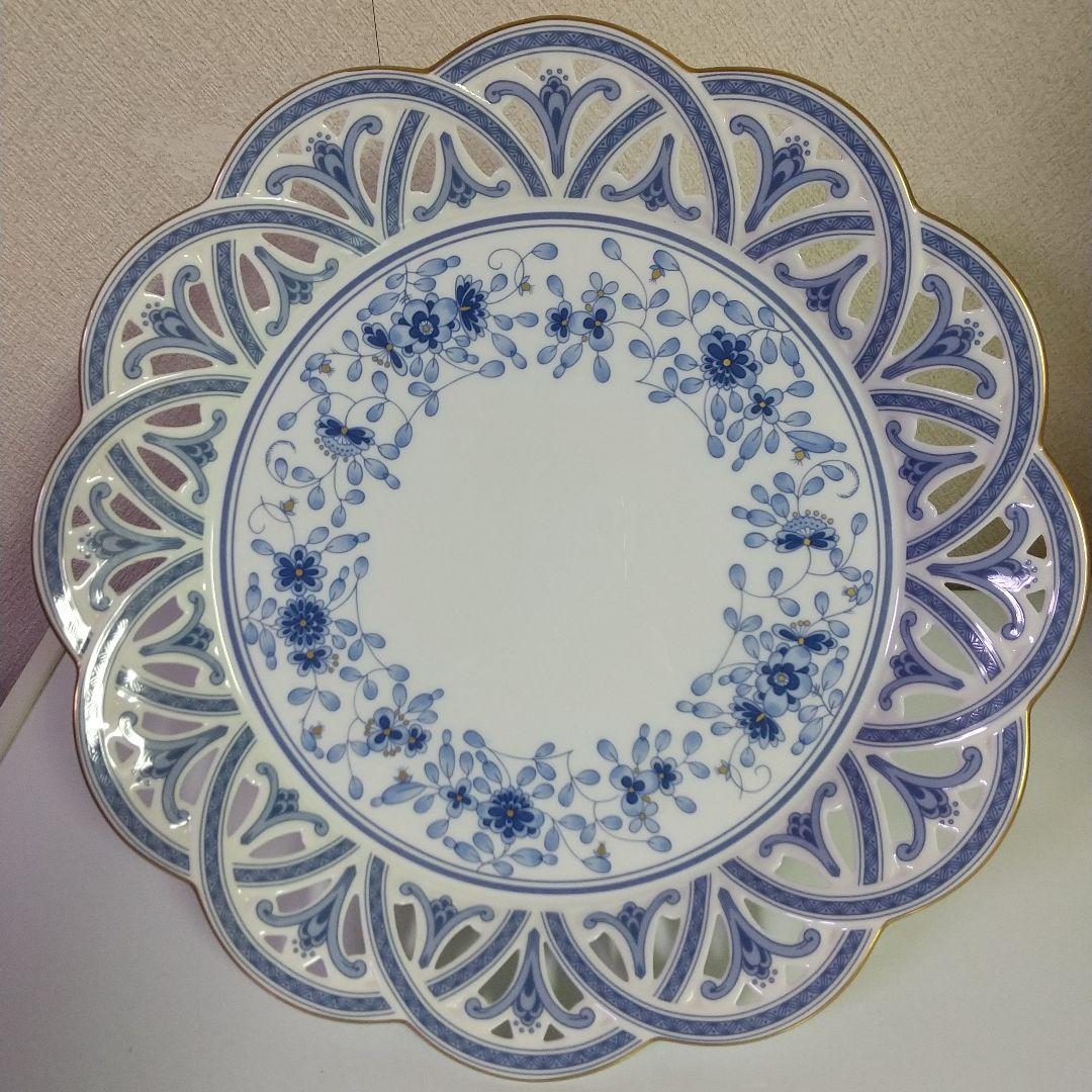 ナルミ ミラノ メッシュ フル―ツプレート ボ―ンチャイナ