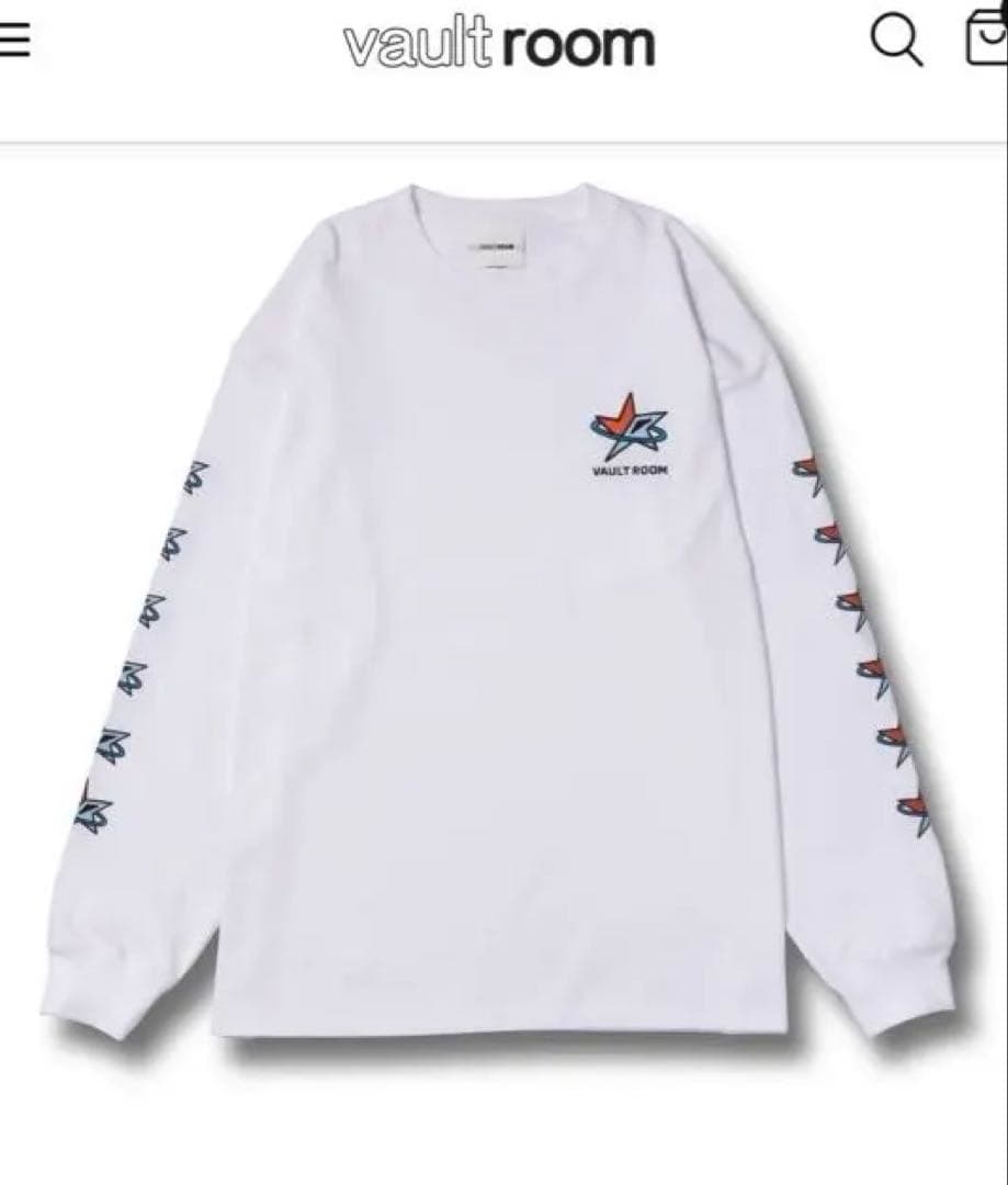 【新品未使用】vaultroom ボルトルーム ロンT ホワイト