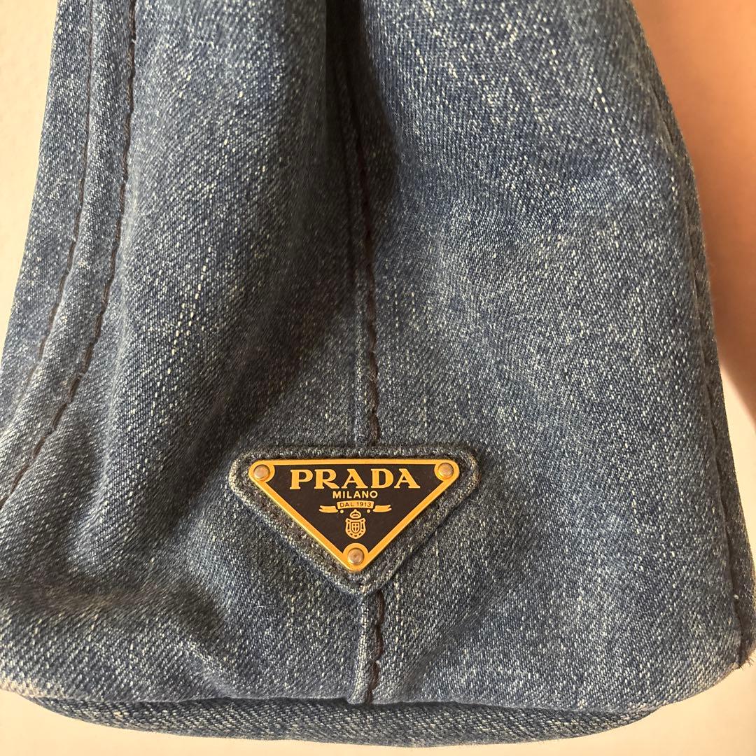 プラダ　PRADA カパナ　デニム トートバッグ　正規品