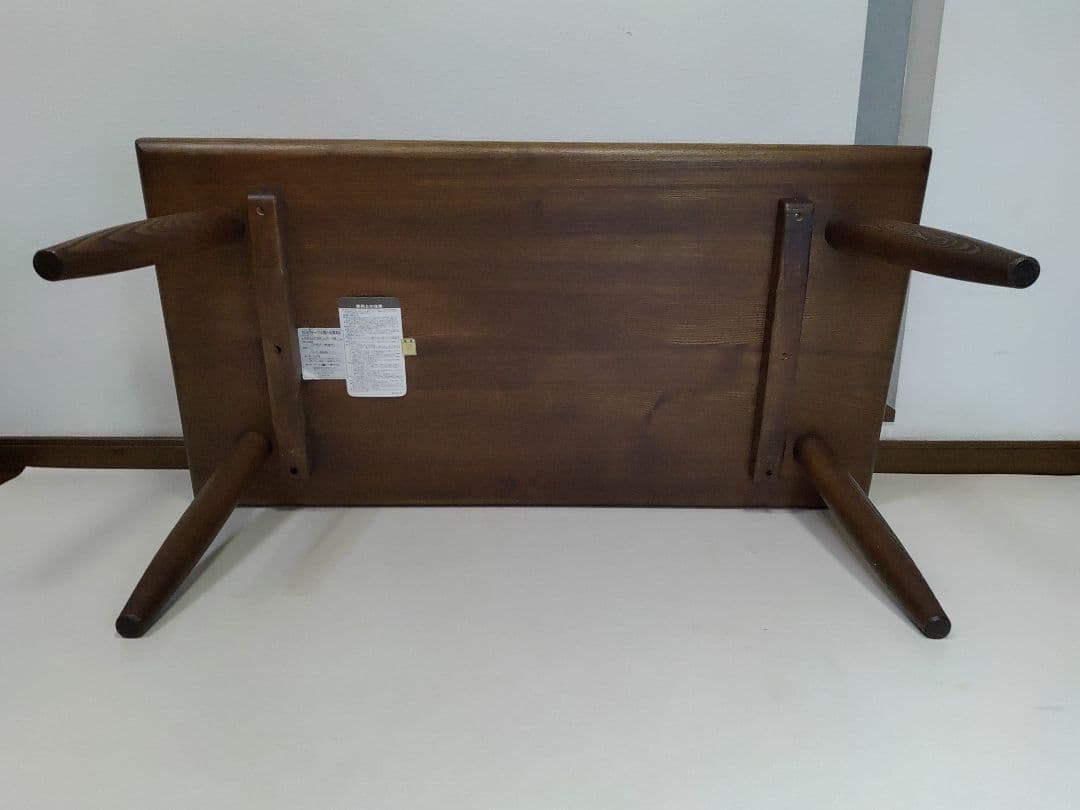 木目が美しい ナガノインテリア テーブル センターテーブル 天然木 ローテーブル